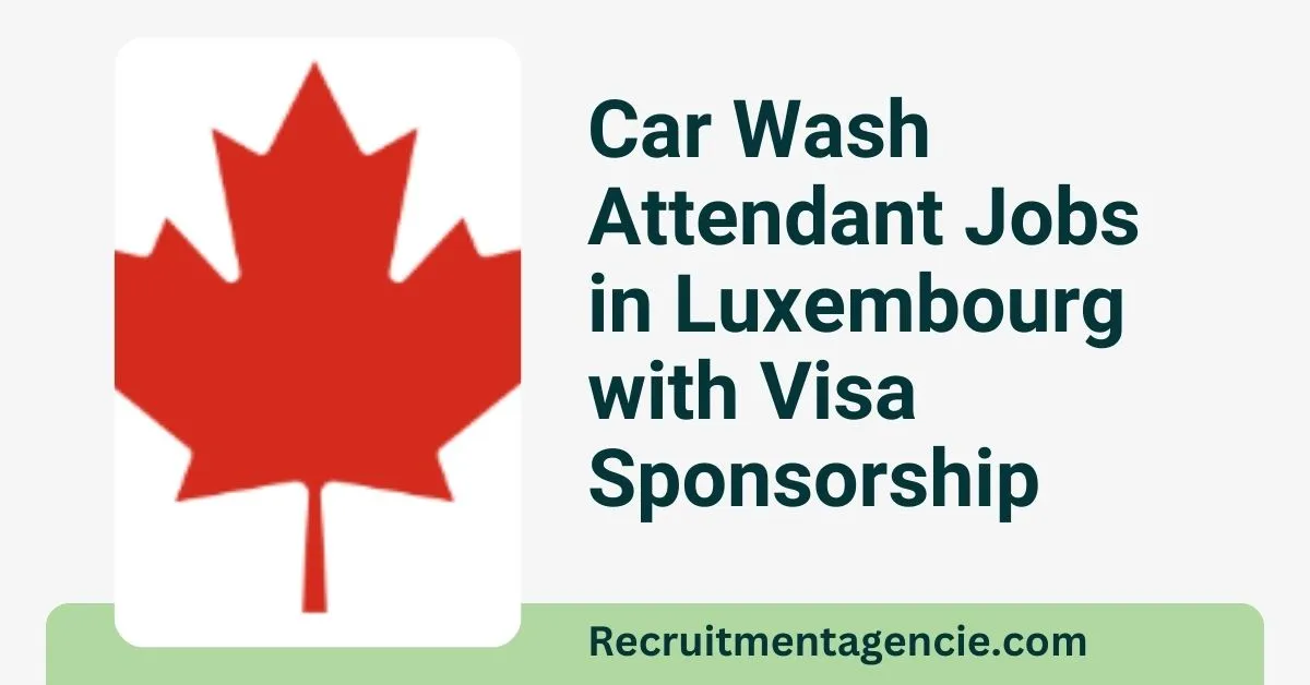 Car Wash Attendant Jobs in Luxembourg