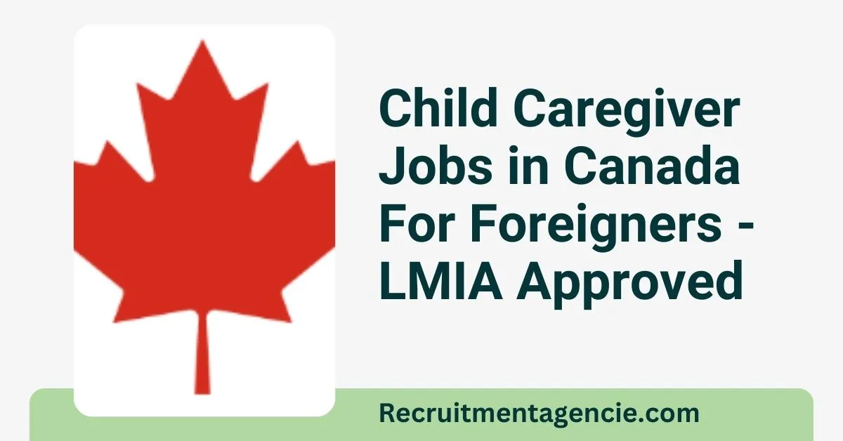 Child Caregiver Jobs in Canada